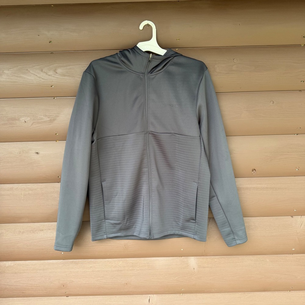 Spyder Active Full Zip Hooded Jacket Mens Medium Gray ProWeb